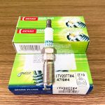 Bộ 4 Bugi Iridium cao cấp 2 đầu kim ITV20TT của Denso dùng cho Ford Focus 2.3L 2011-2019