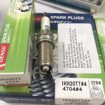 Bộ 4 Bugi iridium cao cấp 2 đầu kim IKH20TT của Denso dùng cho BMW X3 2.5L 2006-2011