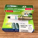 Bộ 4 Bugi iridium cao cấp 2 đầu kim IKH20TT của Denso dùng cho Mercedes-Benz G-Class 5.5L 2008-2015